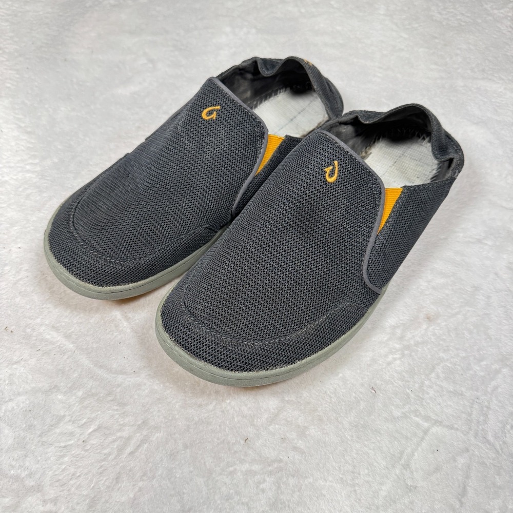 Olukai Nohea Mesh 10188-4242 Sneakers Mens 11.5 Dark Shadow Slip On Casual Shoes